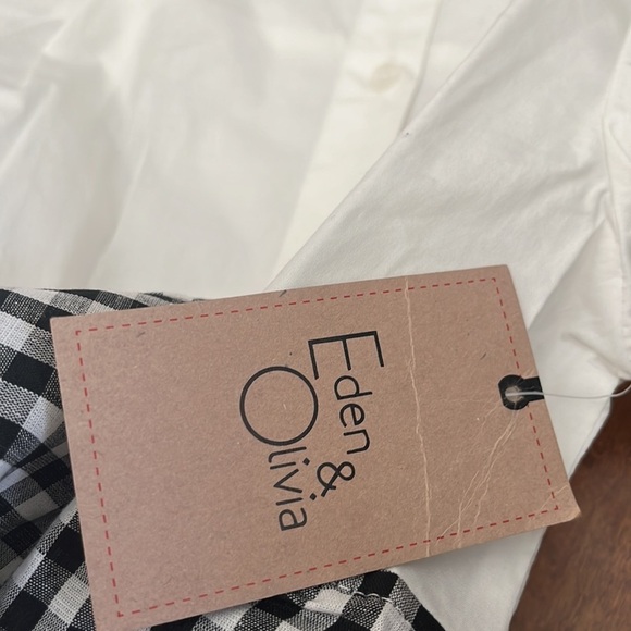 Eden & Olivia Womens Small Long Sleeve Button Down Shirt - Picture 8 of 8